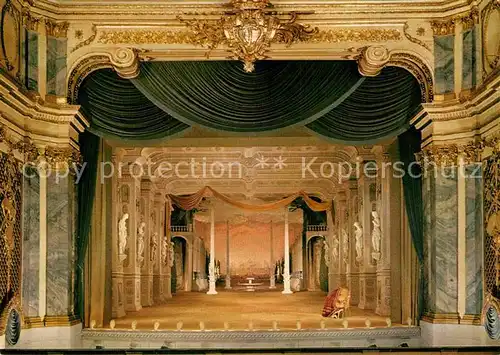 AK / Ansichtskarte Theater Schwetzingen Buehnen Rokoko Theater  Kat. Theater