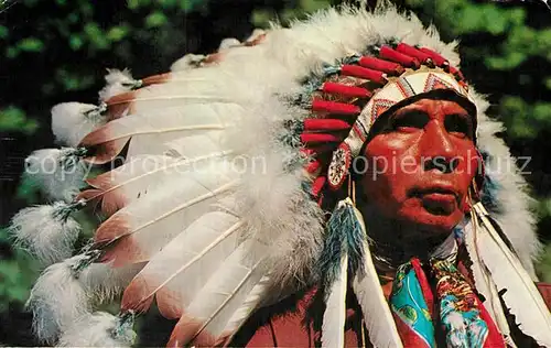 AK / Ansichtskarte Indianer Native American Indian Chief  Kat. Regionales