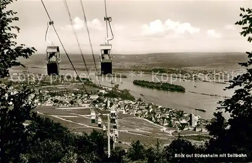 AK / Ansichtskarte Seilbahn Ruedesheim Kat. Bahnen