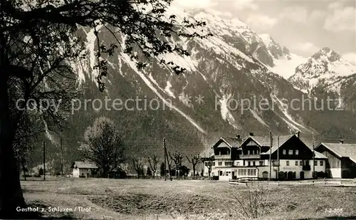 AK / Ansichtskarte Reutte Tirol Gasthaus zum Schluxen Kat. Reutte