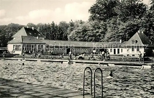 AK / Ansichtskarte Iburg Bad Freibad Kat. Bad Iburg