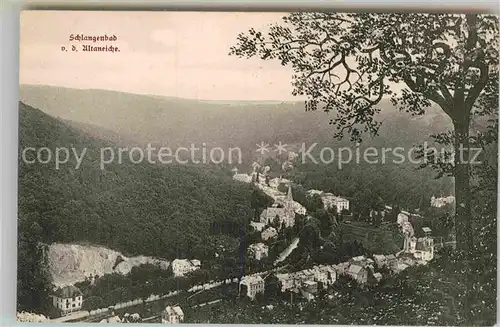 AK / Ansichtskarte Schlangenbad Taunus Blick von der Altaneiche Kat. Schlangenbad