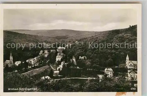 AK / Ansichtskarte Schlangenbad Taunus Panorama Kat. Schlangenbad