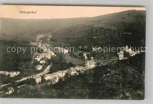 AK / Ansichtskarte Schlangenbad Taunus Panorama Kat. Schlangenbad