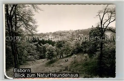 AK / Ansichtskarte Esborn Blick zum Naturfreundehaus  Kat. Wetter (Ruhr)