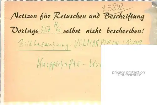 AK / Ansichtskarte Volmarstein Knappschafts Kurheim Speisesaal Kat. Wetter (Ruhr)