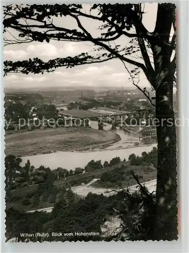 AK / Ansichtskarte Witten Ruhr Blick vom Hohenstein zum Viadukt Kat. Witten Ruhr