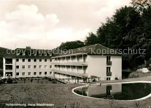 AK / Ansichtskarte Hohenlimburg Haus Waldfrieden Kat. Hagen