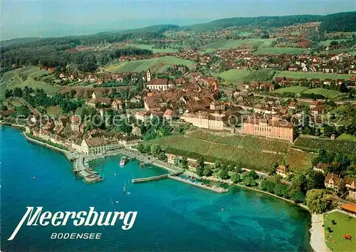 AK / Ansichtskarte Meersburg Bodensee Fliegeraufnahme Kat. Meersburg