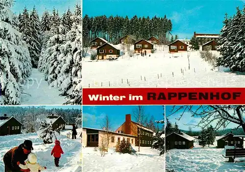 AK / Ansichtskarte Gschwend Gaildorf Erholungsheim Rappenhof Familienferiensiedlung Winterlandschaft Kat. Gschwend