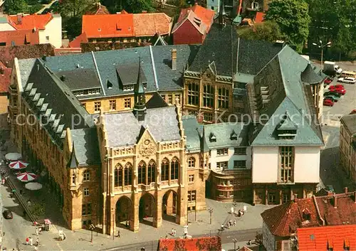 AK / Ansichtskarte Erfurt Rathaus 19. Jhdt. Fliegeraufnahme Kat. Erfurt