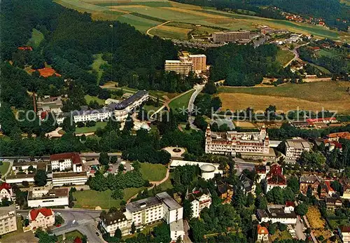 AK / Ansichtskarte Bad Wildungen Kurviertel Fliegeraufnahme Kat. Bad Wildungen