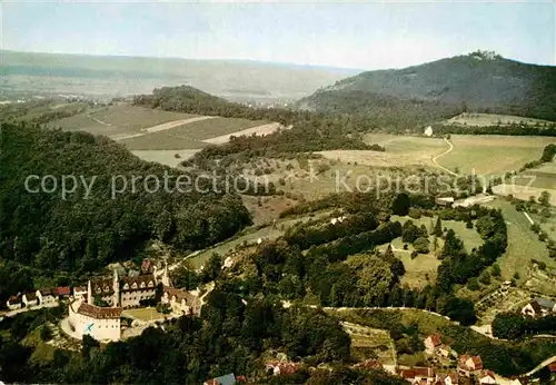 AK / Ansichtskarte Schoenberg Bensheim Schloss Schoenberg Knappschafts Vorsorgeheim Fliegeraufnahme Kat. Bensheim