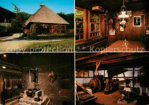 AK / Ansichtskarte Gutach Schwarzwald Schwarzwaelder Freilichtmuseum Hippenseppenhof Schwarzwaelder Heidehaus Kat. Gutach