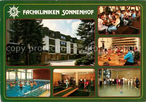 AK / Ansichtskarte Hoechenschwand Fachkliniken Sonnenhof Tannenhof Kurort Schwarzwald Kat. Hoechenschwand