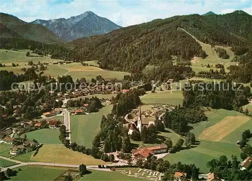 AK / Ansichtskarte Bad Wiessee Blick zum Kampen Tegernseer Berge Fliegeraufnahme Kat. Bad Wiessee