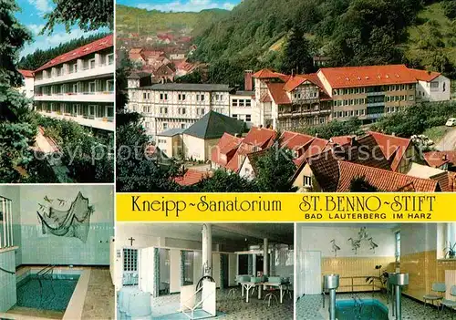 AK / Ansichtskarte Bad Lauterberg Kneipp Sanatorium St Benno Stift Kuranwendungen Kat. Bad Lauterberg im Harz