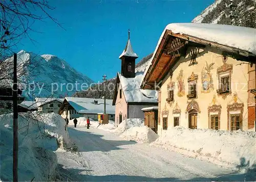 AK / Ansichtskarte Leutaschtal Gasse Hohe Munde 