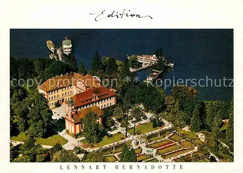 AK / Ansichtskarte Mainau Fliegeraufnahme Schloss  Kat. Konstanz