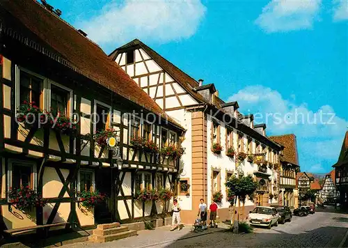 AK / Ansichtskarte Michelstadt Braunstrasse Hotel Drei Hasen Kat. Michelstadt