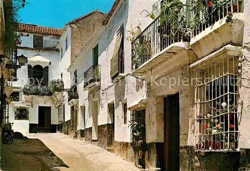 AK / Ansichtskarte Marbella Andalucia Virgin of the Pains Street Kat. Marbella