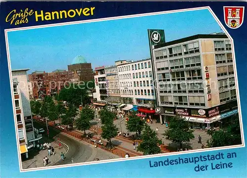AK / Ansichtskarte Hannover Georgstrasse mit Anzeigerhochhaus Kat. Hannover