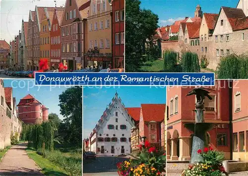 AK / Ansichtskarte Donauwoerth an der Romantischen Strasse Kat. Donauwoerth