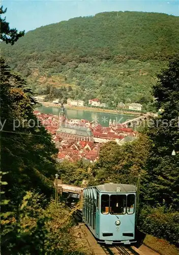 AK / Ansichtskarte Bergbahn Heidelberg Neckar  Kat. Bergbahn