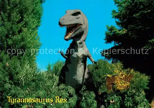 AK / Ansichtskarte Dinosaurier Tyrannosaurus Rex Dinosaur Gardens Utah Field House Verna  Kat. Tiere