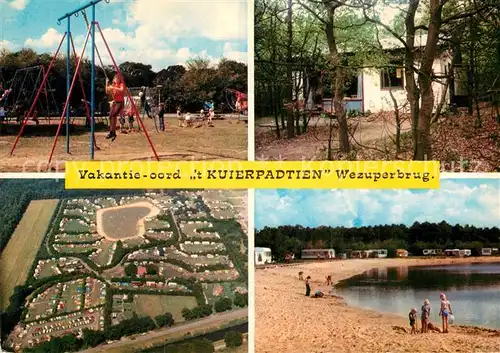 AK / Ansichtskarte Wezuperbrug Fliegeraufnahme Ferienpark Kuierpadtien