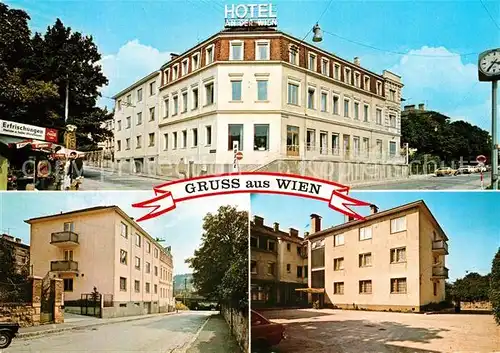 AK / Ansichtskarte Wien Hotel an der Wien Kat. Wien