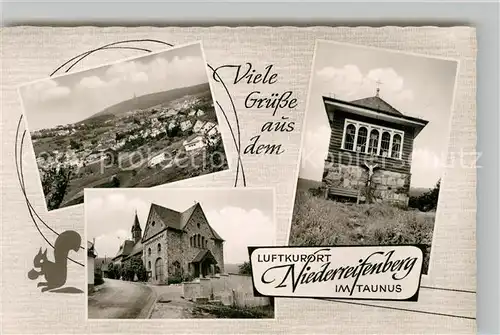 AK / Ansichtskarte Niederreifenberg Panorama Wegkapelle Wegkreuz Kat. Schmitten
