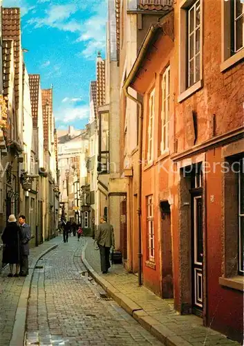 AK / Ansichtskarte Bremen Schnoorviertel Gasse in der Altstadt Kat. Bremen