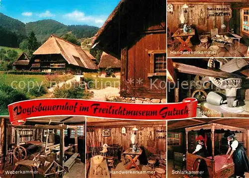 AK / Ansichtskarte Gutach Breisgau Schwarzwaelder Freilichtmuseum Vogtsbauernhof Kat. Gutach im Breisgau