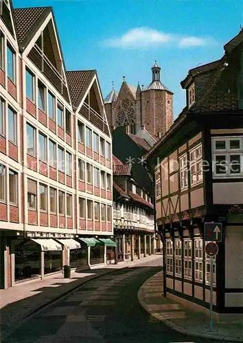 AK / Ansichtskarte Braunschweig Kleine Burg im Hintergrund Tuerme des Doms Kat. Braunschweig