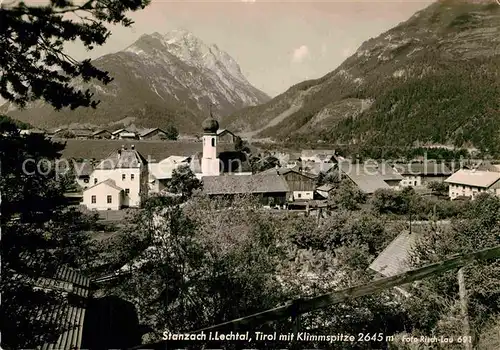 AK / Ansichtskarte Stanzach Tirol Lechtal mit Klimmspitze Kat. Stanzach