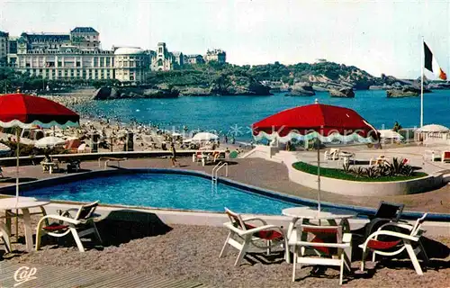 AK / Ansichtskarte Biarritz Pyrenees Atlantiques Vue prise de l Hotel du Palais vers le Casino Bellevue Kat. Biarritz