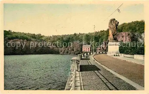 AK / Ansichtskarte La Gileppe Barrage et le Lac Monument Kat. 