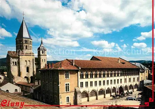 AK / Ansichtskarte Cluny Ville d art et d histoire Abbaye XI   XII siecles Kat. Cluny