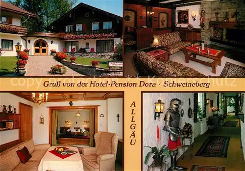 AK / Ansichtskarte Schweineberg Hotel Pension Dora Kat. Ofterschwang