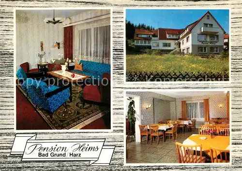 AK / Ansichtskarte Bad Grund Pension Heims Kat. Bad Grund (Harz)