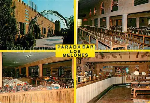 AK / Ansichtskarte Mallorca Parada Bar Los Melones Grosser Saal Bar Eingang Kat. Spanien
