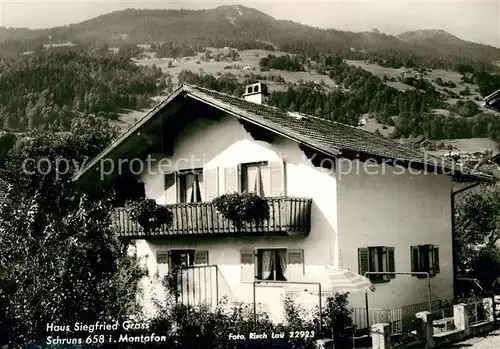AK / Ansichtskarte Schruns Vorarlberg Haus Siegfried Grass Kat. Schruns