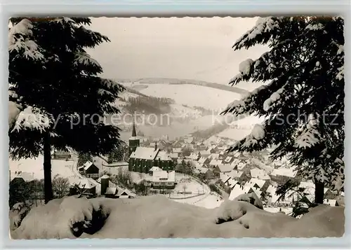 AK / Ansichtskarte Zueschen Sauerland Winter Panorama Kat. Winterberg