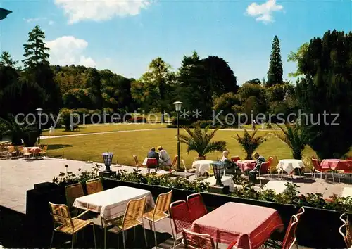 AK / Ansichtskarte Weinheim Bergstrasse Schloss Cafe Schlosspark Kat. Weinheim