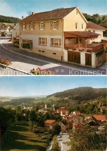 AK / Ansichtskarte Weiher Odenwald Panorama Ortsansicht