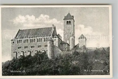 AK / Ansichtskarte Weinheim Bergstrasse Wachenburg Kat. Weinheim