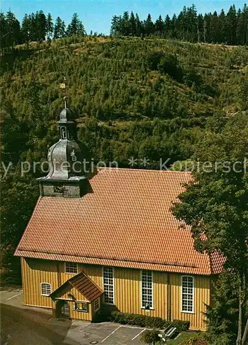 AK / Ansichtskarte Altenau Harz Evangelisch lutherische St Nikolaikirche Fachwerk 17. Jhdt. Kat. Altenau