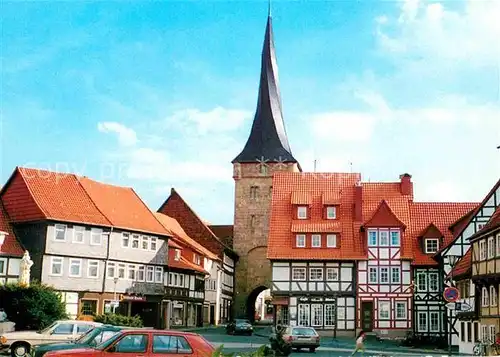 AK / Ansichtskarte Duderstadt Westerturm Altstadt Fachwerkhaeuser 1000jaehrige Stadt Kat. Duderstadt