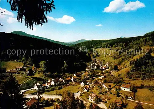 AK / Ansichtskarte Schoenmuenzach Panorama Kneipp Luftkurort im Murgtal Schwarzwald Kat. Baiersbronn